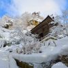 冬の山寺は雪景色が最高！でも足元には気を付けよう！