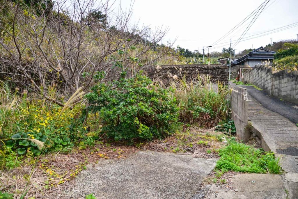 池島火災跡