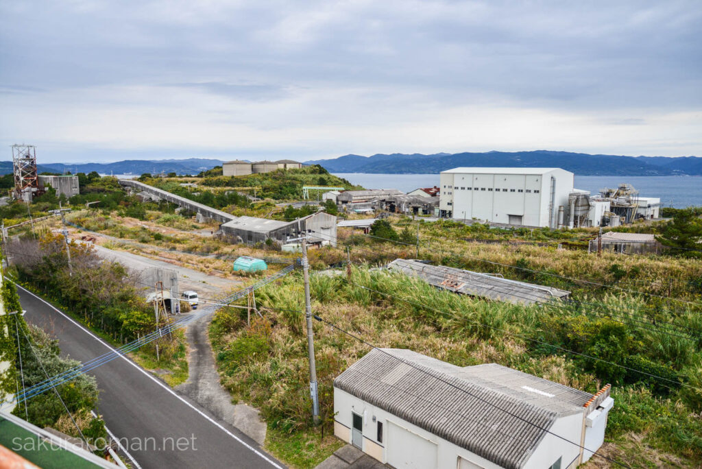 池島鉱員住宅屋上より1